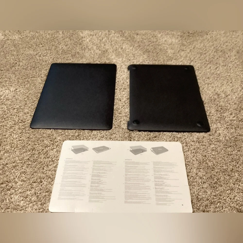 MacBook air 13 inch incase hard shell case black plastic 2 part protective cover